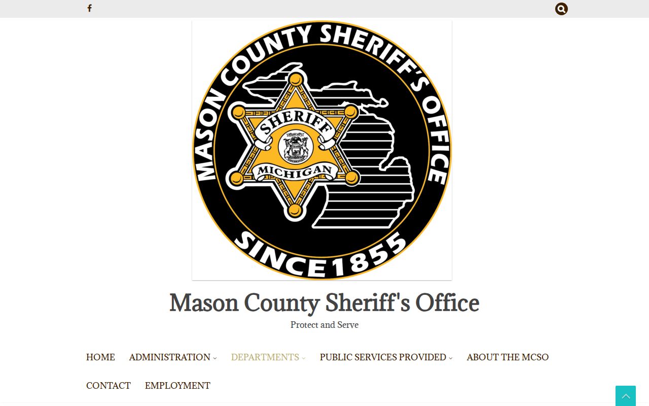Mason County Jail custody and booking record information